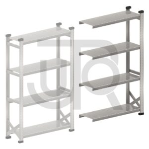 Gebruikte legbordstelling H1972 x D320 | aanbouwset vak 1200 mm-0