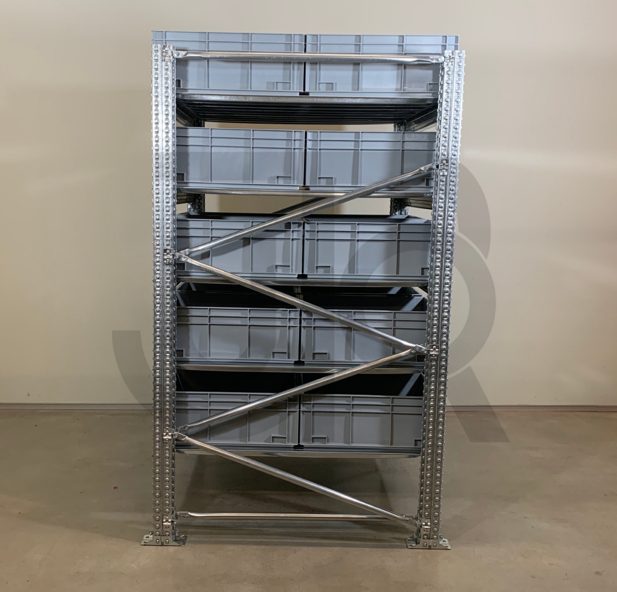 Zware bakkenstelling TS4 H1981 x D1200 | startset vak 920mm-5310