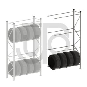 Verzinkte professionele Metalsistem bandenstelling. Grote voorraad - Magazijn.store