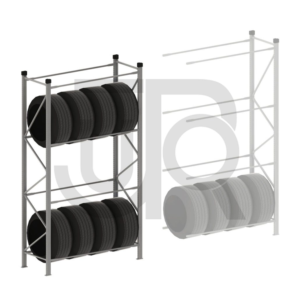 Verzinkte professionele Metalsistem bandenstelling. Grote voorraad - Magazijn.store