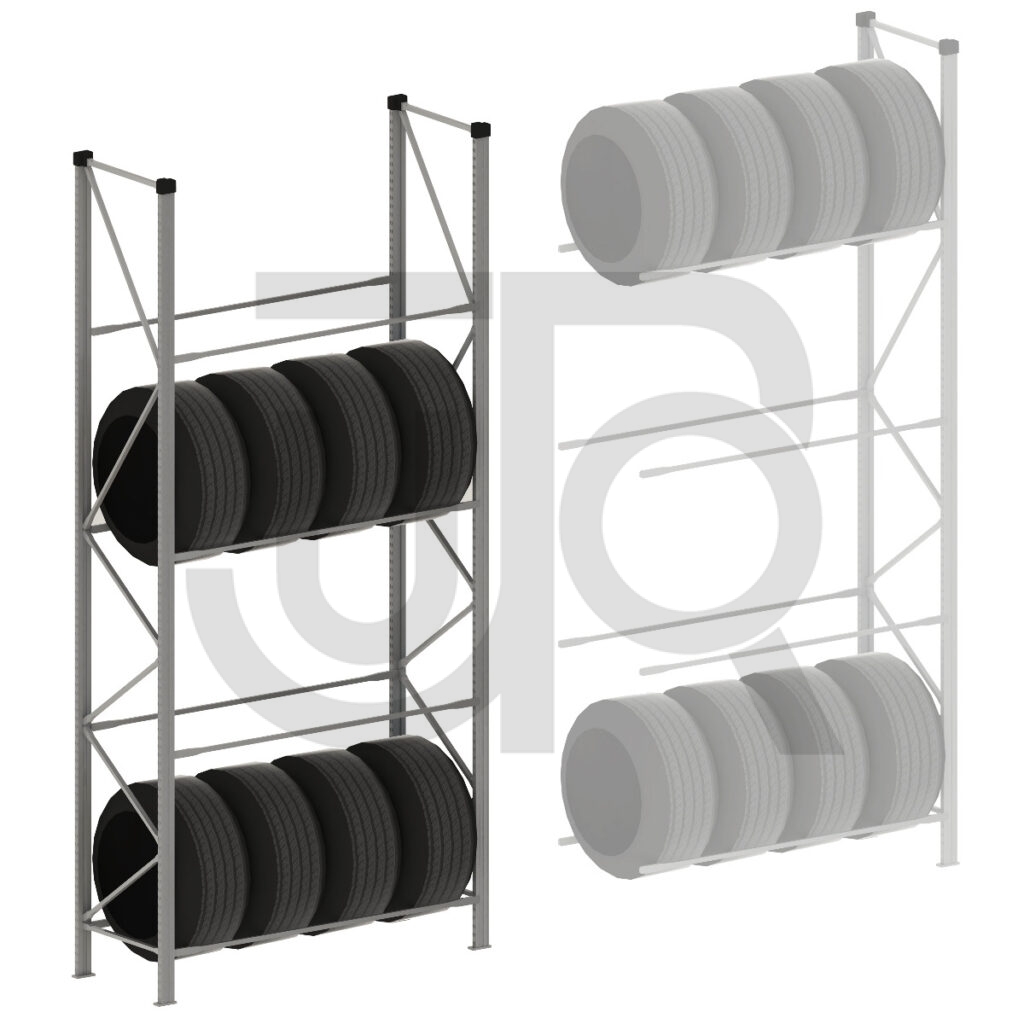 Verzinkte professionele Metalsistem bandenstelling. Grote voorraad - Magazijn.store