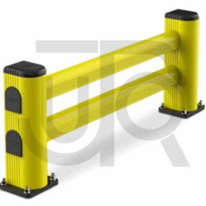 Kunststof aanrijdbeveiliging dubbele barrière SM 1100 x 400-0