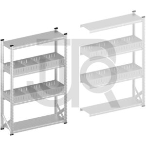 Vakkenstelling H1972 x D500 | startset vak 1350 mm | rechte opzetranden 100 mm-0