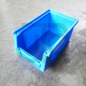 Gebruikte kunststof magazijnbak D200xB125xH100 mm-0
