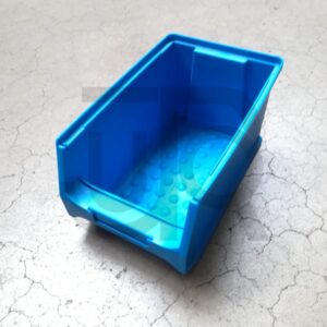 Gebruikte kunststof magazijnbak D235xB145xH125 mm-0