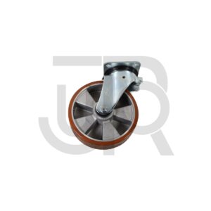 Zwenkwiel 200 mm, polyurethaan met aluminium kern met kogellager, 750 Kg-0