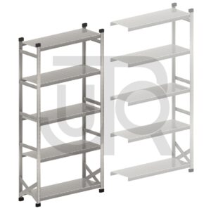 Gebruikte legbordstelling H2500 x D320 | startset vak 1200 mm-0