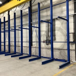 Gebruikte enkelzijdige draagarmstelling 5000x1200 mm-0