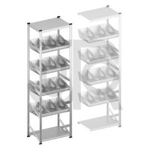 Modulaire bakken stelling H3028 x D600 |startset vak 900 mm-0
