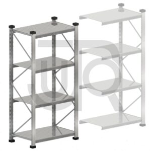Gebruikte legbordstelling H2000 x D600 | startset vak 1500mm-0