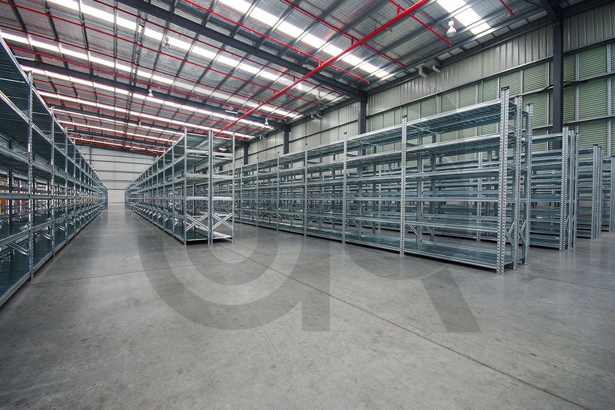 Gebruikte legbordstelling H2500 x D320 | aanbouwset vak 1050 mm-16922