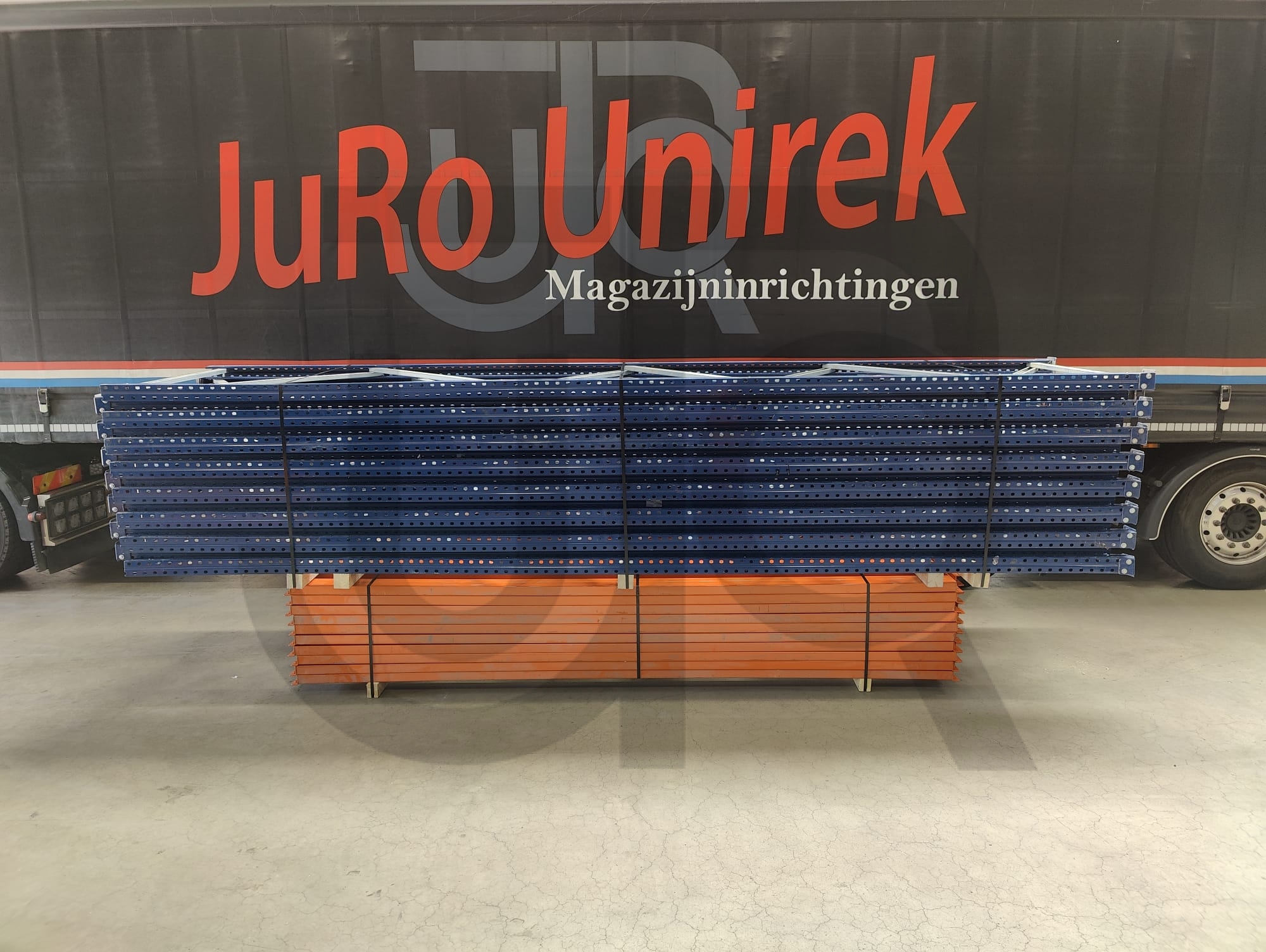 Gebruikte palletstelling Kimer 5000x1100 mm, 14 secties 3400 mm